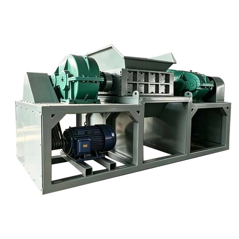 Máquina trituradora de pneus para resíduos industriais